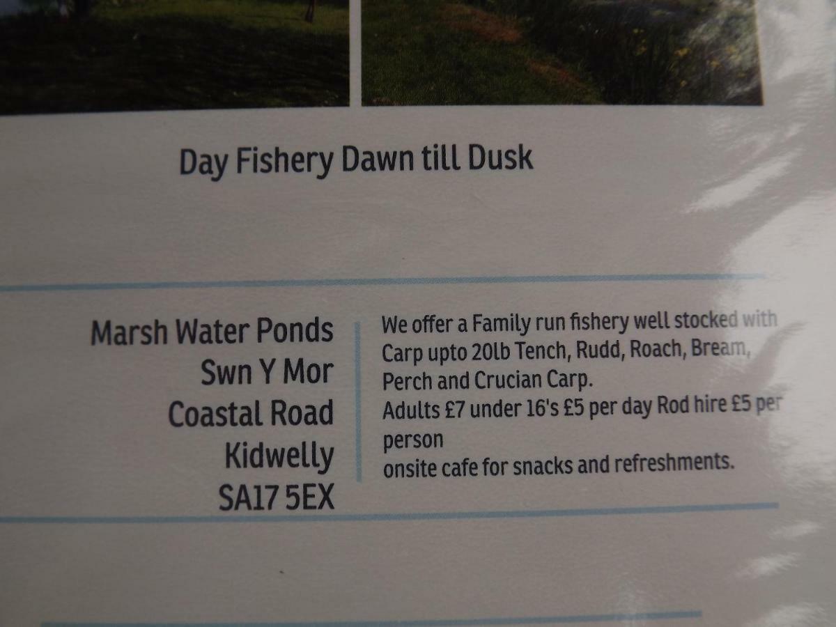Marsh Water Ponds Fishery Kidwelly Exterior foto